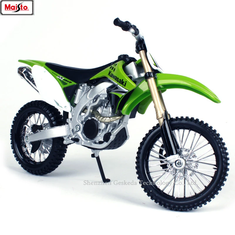 

Maisto 1:12 Kawasaki KX450F simulation alloy motocross Series original authorized motorcycle model toy car