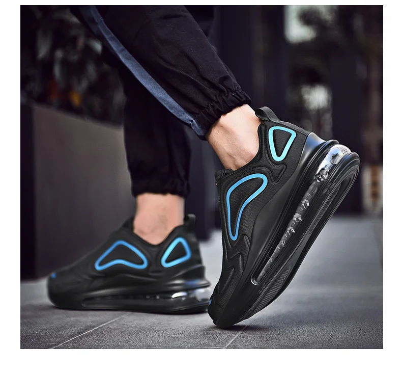 Новинка, мужские кроссовки для бега, кроссовки с дышащей сеткой для бега на открытом воздухе, для ходьбы, спортивная обувь с воздушной подушкой, спортивная обувь для мужчин