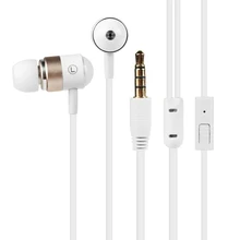 New URBANFUN White Dynamic Unit In ear font b Earphone b font 3 5MM HiFi Bass
