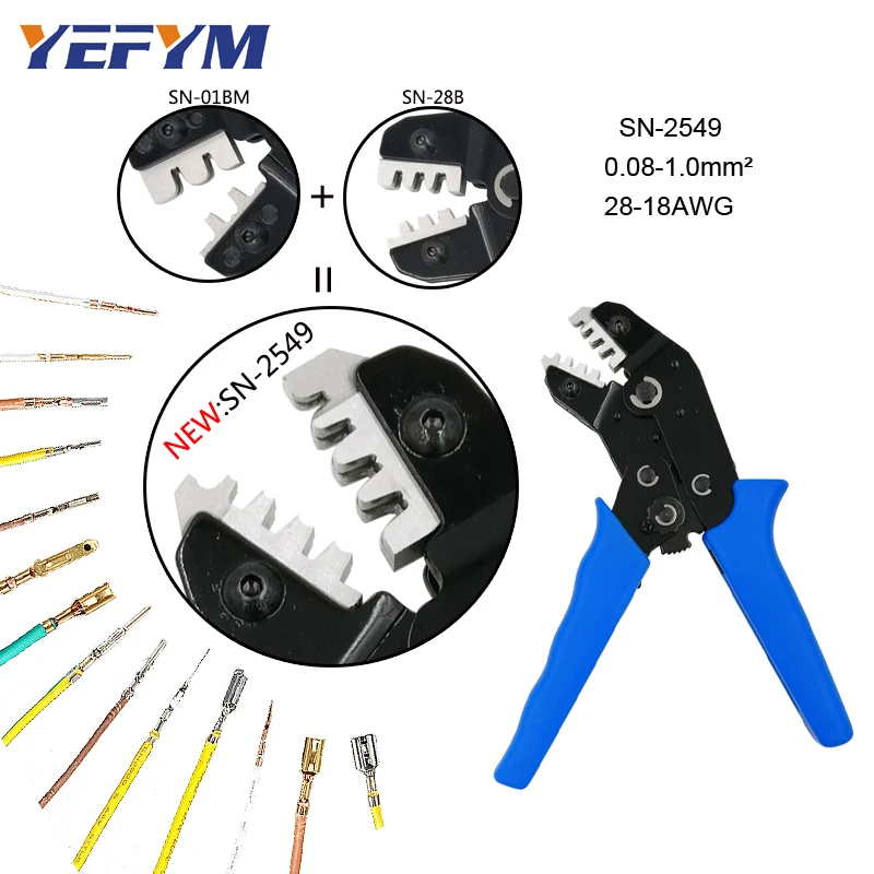 SN-2549 обжимные плоскогубцы 0,08-1mm2 20-10AWG XH2.54/PH2.0/2510 SM ...