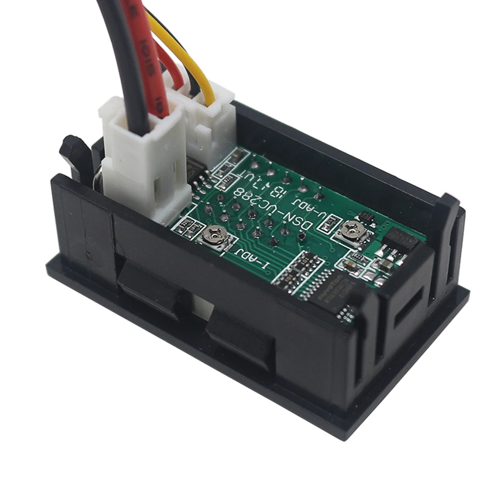 DC 0 100V 10A 50A 100A Амперметр Вольтметр цифровой светодиодный красный синий дисплей
