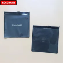 100X пользовательские печатные черный матовый ПВХ сумка на молнии Пластик Ziplock мешок с вашим собственным логотипом толщиной 11x11 см
