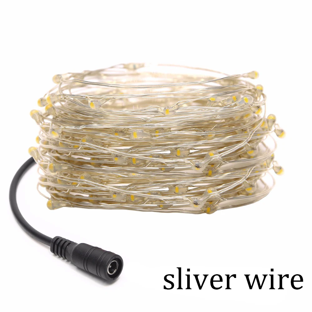 DC12V 10M 20M 30M 50M Led Fairy string light Waterproof Silver copper wire Line Xmas Christmas festival wedding decoration light DC12V 10M 20M 30M 50M Led Fairy string light Waterproof Silver copper wire Line Xmas Christmas festival wedding decoration light
