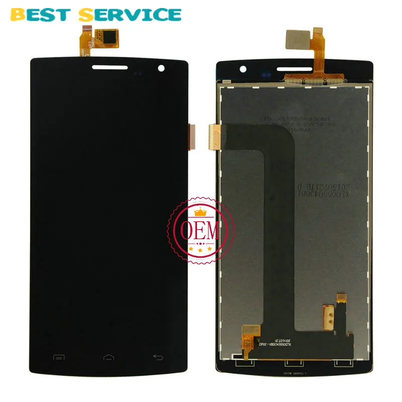 

100% New Tested for Doogee Dg580 LCD Screen Display with Touch Screen Digitizer Assembly Black colors Free Shipping