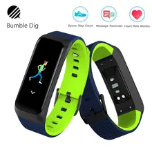 Спортивный смарт-браслет монитор сердечного ритма водонепроницаемые Смарт-часы фитнес-трекер Bluetooth для Android IOS женские мужские