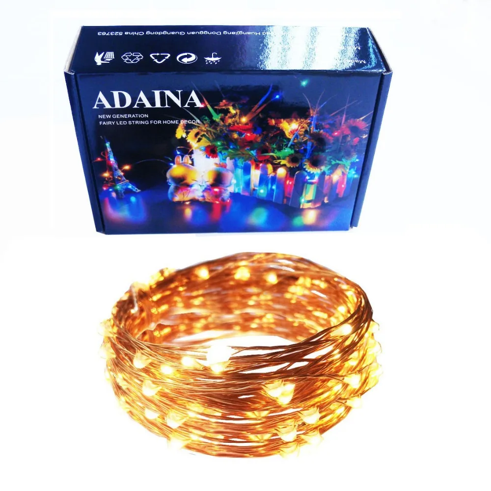 99ft 30M 300 LEDs Copper Wire LED Fairy String Lights Outdoor Waterproof Decoration for ...