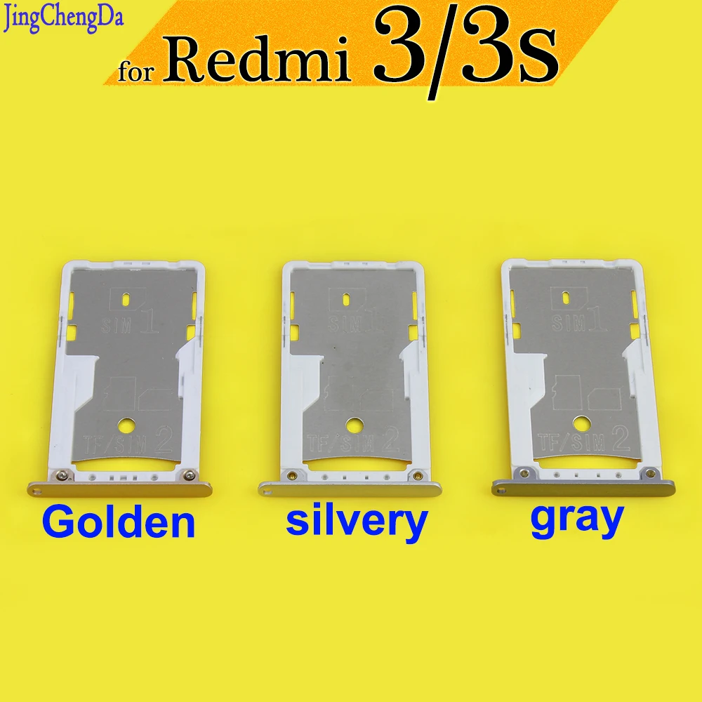 JCD SIM Card Slot Stand Tray Holder Adapter for Xiaomi for Redmi 3/3S