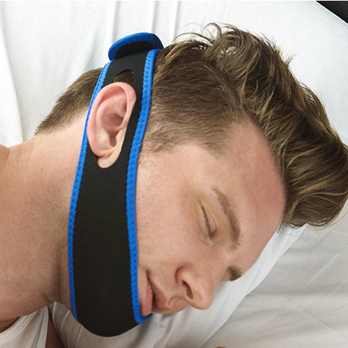 Anti Snore Chin Strap Stop Snoring Snore Belt Sleep Apnea Chin Support Straps For Woman Man Night Sleeping Aid Tools Hot Sale - Sleep & Snoring