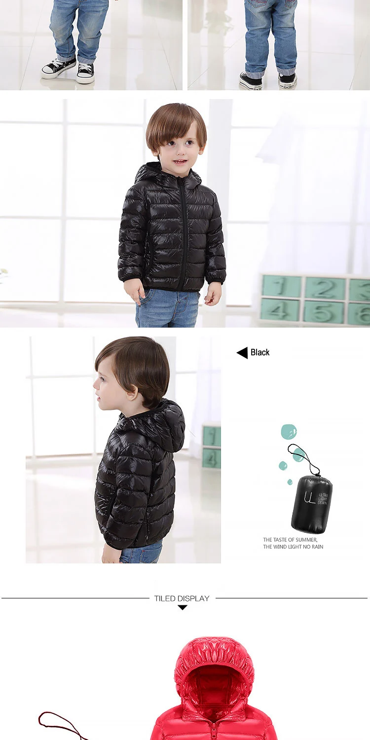 Crianças para Baixo Branco para Baixo com Capuz Jaquetas de Inverno para Meninos Cabolsa de Inverno Jaquetas Novo Pato Crianças Meninas Ultra Leve Portátil 2020 90% 15 pato branco para baixo com capuz crianças