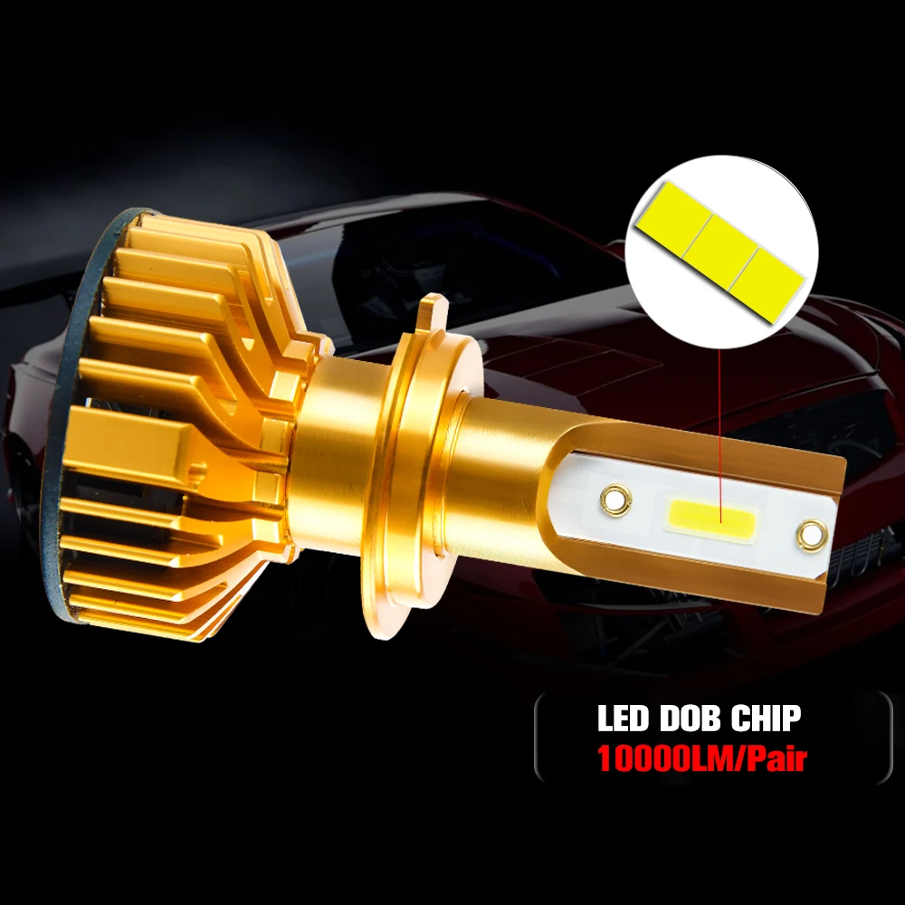 Aceersun новые обновления мини Canbus H4 LED H7 автомобильные фары 50 Вт 10000LM набор H1 H11 9005 HB3