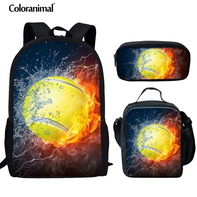 HXA362CGK Coloranimal Детский Школьный Рюкзак Студенческая детская школьная сумка для ноутбука баскетбольный мяч пожарный колледж Наплечные рюкзаки для мальчика - Цвет: HXA362CGK