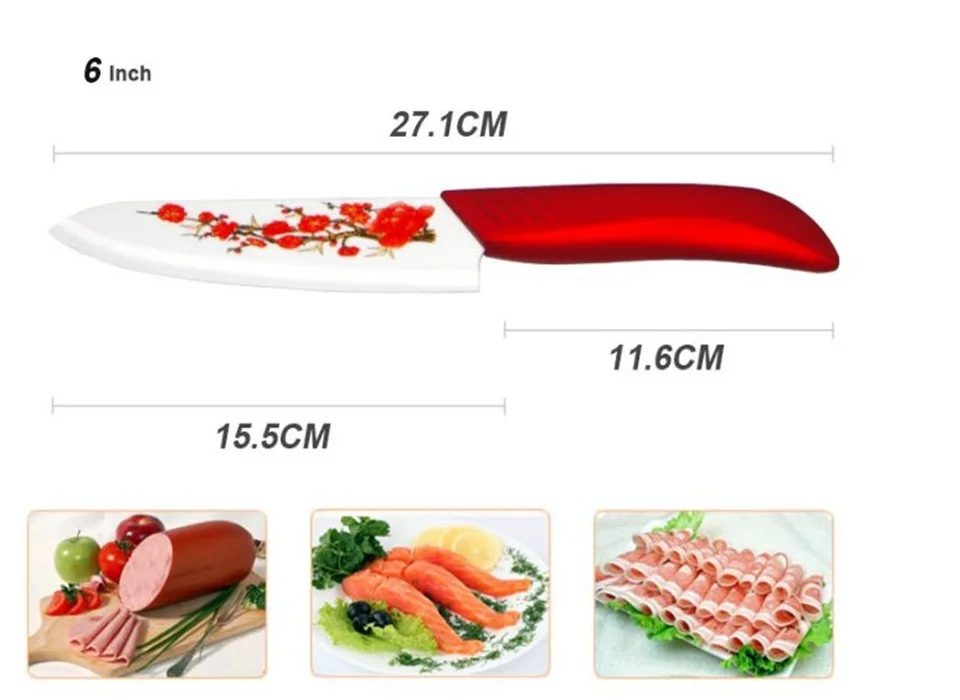 D048, красивые подарки, брендовый, высокое качество, 6 шт. в наборе, циркониевый кухонный набор, керамический нож, набор инструментов " 4" " 6" дюймов+ Овощечистка+ держатель