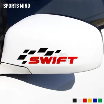 

10 Pairs SPORTS MIND For Suzuki Swift Accessories Car Styling Automobiles Rearview Mirror Car Sticker Decal