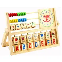 Деревянный Монтессори Математические Игрушки для часы для детской Дошкольное обучение обучения обучающая игрушка Brinquedos Juguetes Brinquedo 49