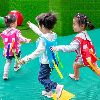 

MYHOESWD Children Outdoor Sports Game for Kindergarten Toys Funny Waistcoat Game Props Sensory Training Equipment For Children