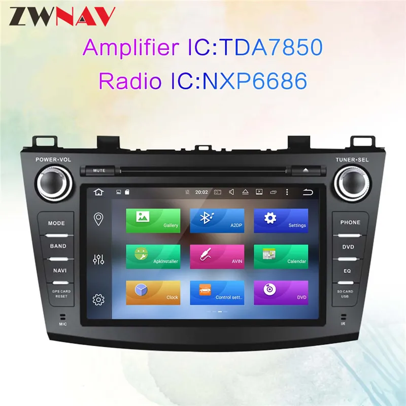 Perfect The Latest Android 9.0 System 2Din Car GPS Navigation DVD Player Unit For Mazda 3 Axela 2009 2010 2011 2012 2013 3
