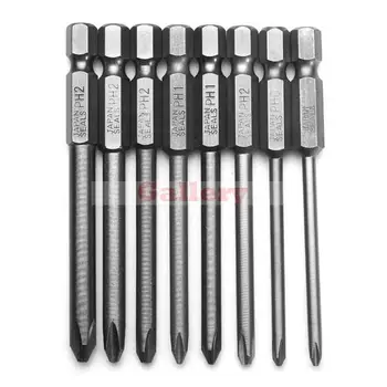 

New Arrival Limited Precision Screwdriver Set Diy Tools Torx 8pcs 75mm Magnetic Long Hex Cross Head Bits Screwdriver