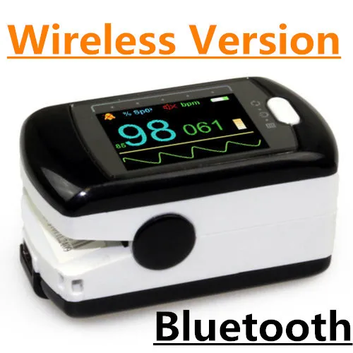 

Color OLED AH-50EW Health CE FDA Audio Alarm Finger Oximeter Pulse Oxygen SPO2 Monitor USB Bluetooth Wireless Software