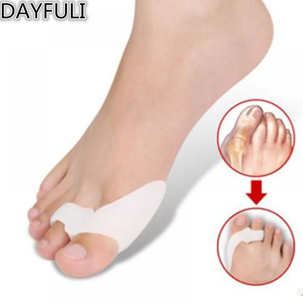 

Pedicure Bunion Protector Concealer Corrector For Toes Gel Pedicure Stretchers Straightener Corrector 1 pair Orthopetic Supplie