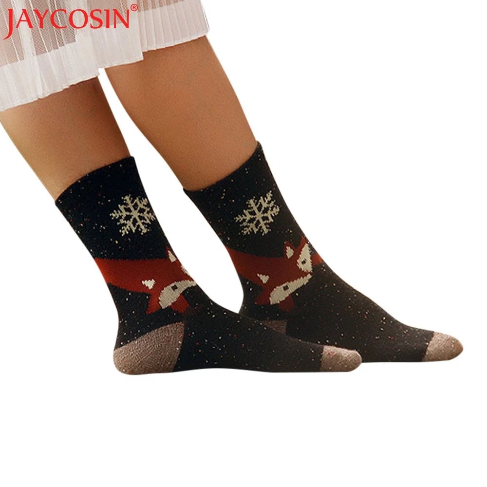 JAYCOSIN носки смешные Для женщин s с животным принтом Повседневное Рождество