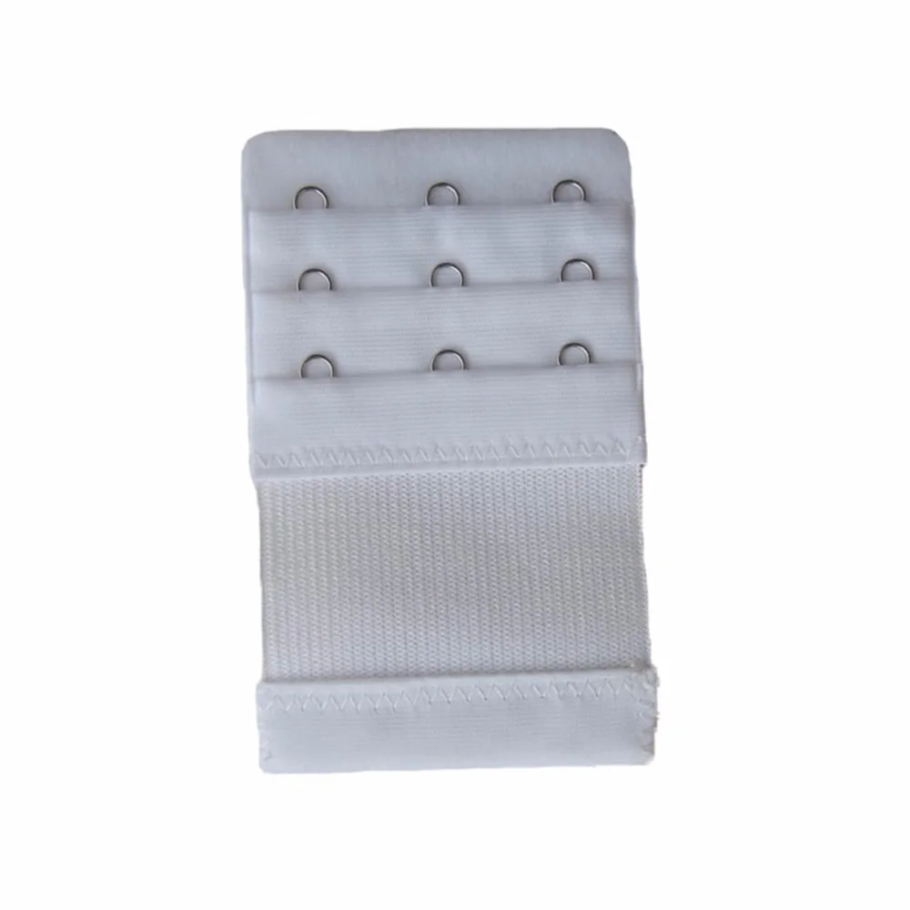 

Soft 3 Rows 3 Hooks Women Elastic Bra Extender Straps Buckle Useful Bra Clasp Hooks Extenders Accessories