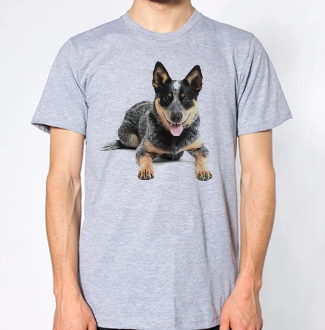 

Funny Clothing Casual Short Sleeve Australian Cattle Dog T-Shirt Tee Shirt