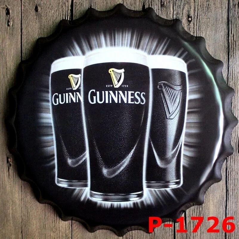 1664 Beer Bottle Cap Advertising Picture/Sign 35CM Metal sign Large 