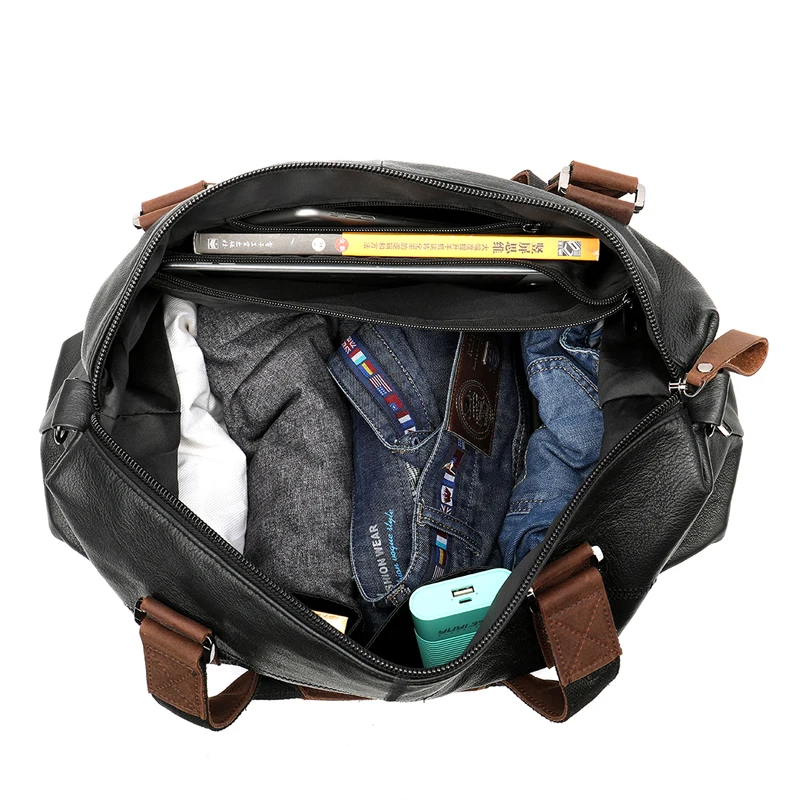 WESTAL Мужская Дорожная сумка для багажа мужская спортивная из натуральной кожи - Фото №1