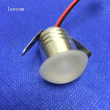 Dc12V светодио дный мини светодиодный прожектор 1 мм Вт 26 мм 140Lm 80Ra светодио дный мини светодиодный прожектор для кабинета витрина лестницы дисплей пятно освещение 3 Вт