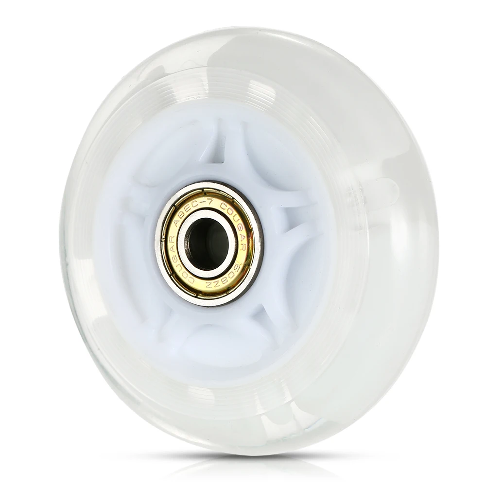 Pack of 4 LED Light Skate Wheel up Inline Skates Wheels 64mm / 72mm