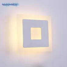 Modern Minimalist Surface Mount 16W Warm White LED White Wall Lamp Ceiling Lamp Bedroom Living Room