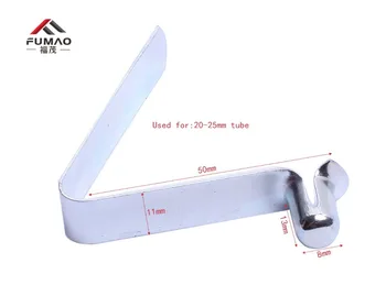 

Manufacturer Customized flat metal clips springs push button lock metal pole clamp