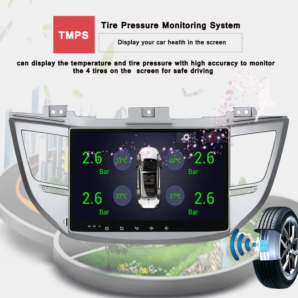 Top 2 din Android 9.0 car dvd gps radio stereo 2 din for Hyundai IX35 Tucson 2015 2016 17 2018 Car audio TV gps Sat Navi dvd Player 14