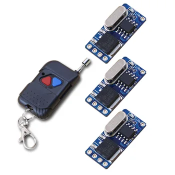 

DC3.5V-12V Mini Receiver Remote Control Switch Small 1A Max Load Micro Wireless Switch 315/433mhz