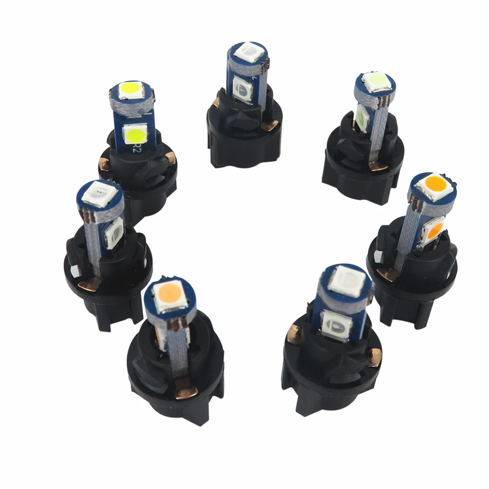 Лампа светодиодная WLJH 10x Canbus T5 73 74 2721 PC74 с поворотным замком|Сигнальная лампа| |