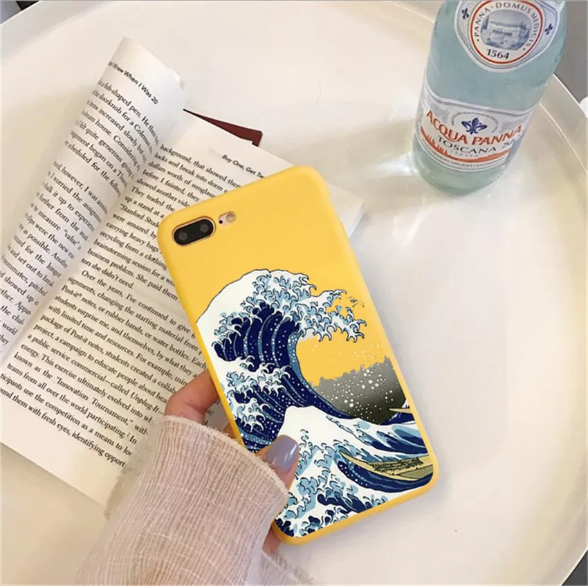 Чехол для телефона Great Wave Kanagawa Night iPhone X 7 Plus XS 10 силиконовый чехол 6S 8 6 Max|Бамперы| |