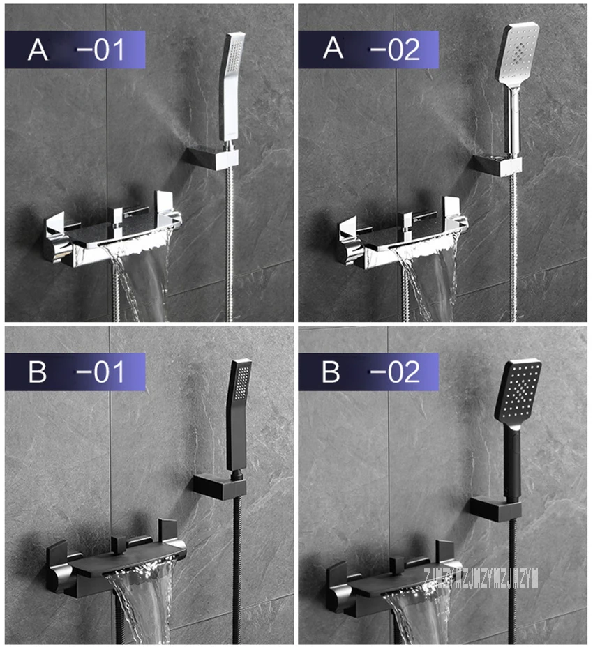 Высокое качество Ванна для бассейна кран горячей и холодной воды кран Бытовой настенный тип все медные кран для ванны, душа набор