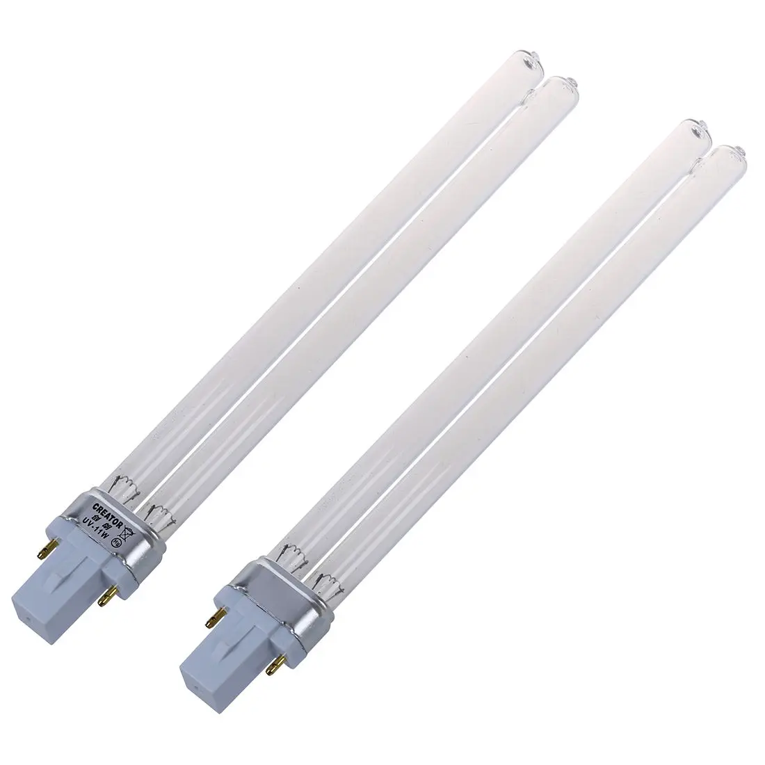 Wholesales 2pcs 11W Base of G23 Bulb Light UV Sterilizer UV Lamp for Aquarium