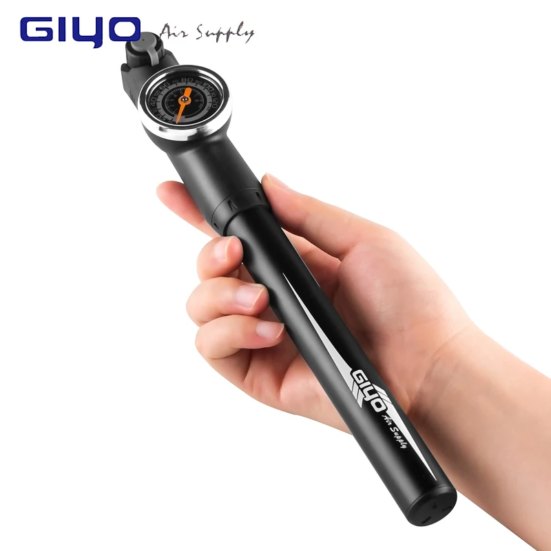 GIYO 120PSI воздушный насос для накачки велосипедный надувания вилки подходит Schrader с