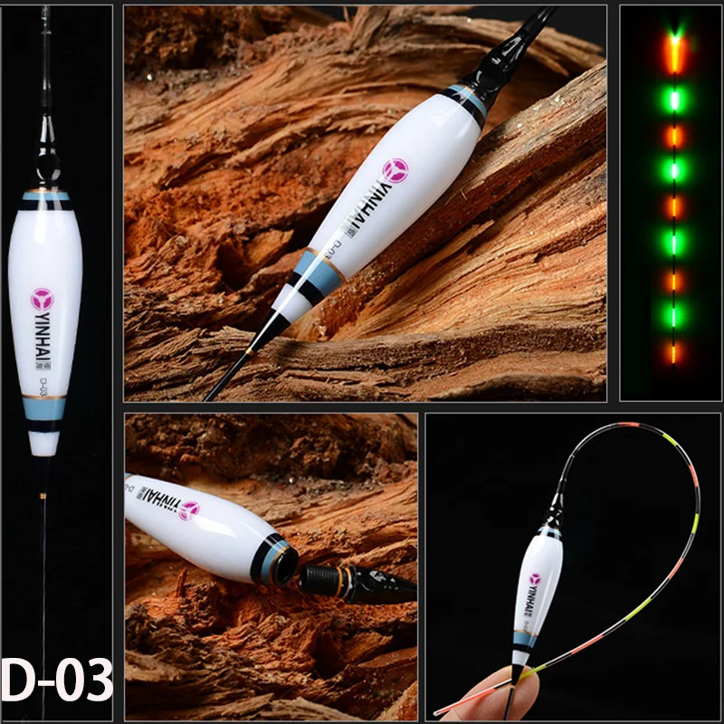 WLPFISHING Brand New Fishing Floats Luminous Floats Night Light Fishing Best Choise Nano Plastic Material Fishing Bobbers Gifts