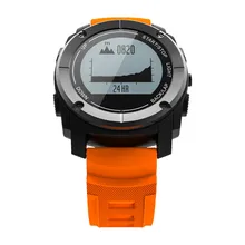 Fashion Bluetooth Smart Watch Clock Outdoor GPS Barometer Thermometer Sport Watch Apple iphone Android Phone font