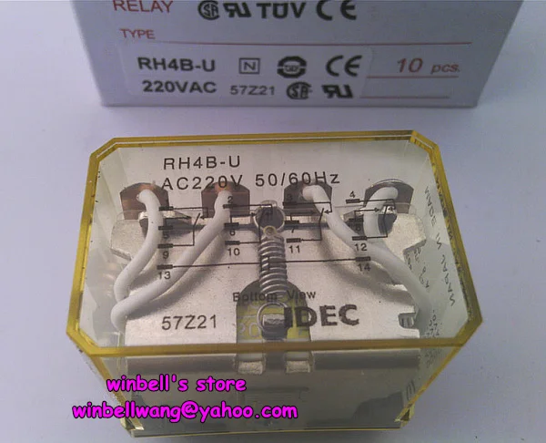 

Brand new 4PDT 220V relay RH4B-U 220VAC 14pins ,in stock~
