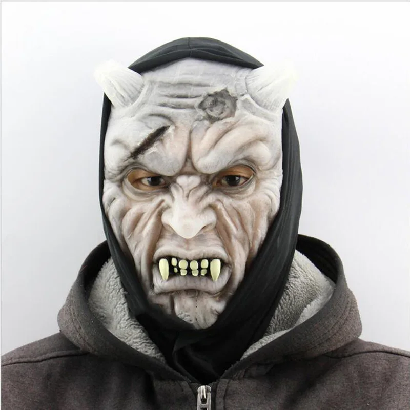 Buy Scary Latex Halloween Mask Luminous Ghost Mask