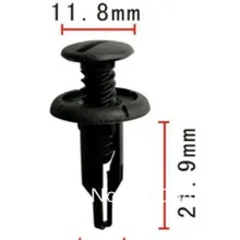 Помещается в 8 мм отверстие пластиковые зажимы задняя панель в сборе push-type фиксатор для 91561-S84-A00-M1