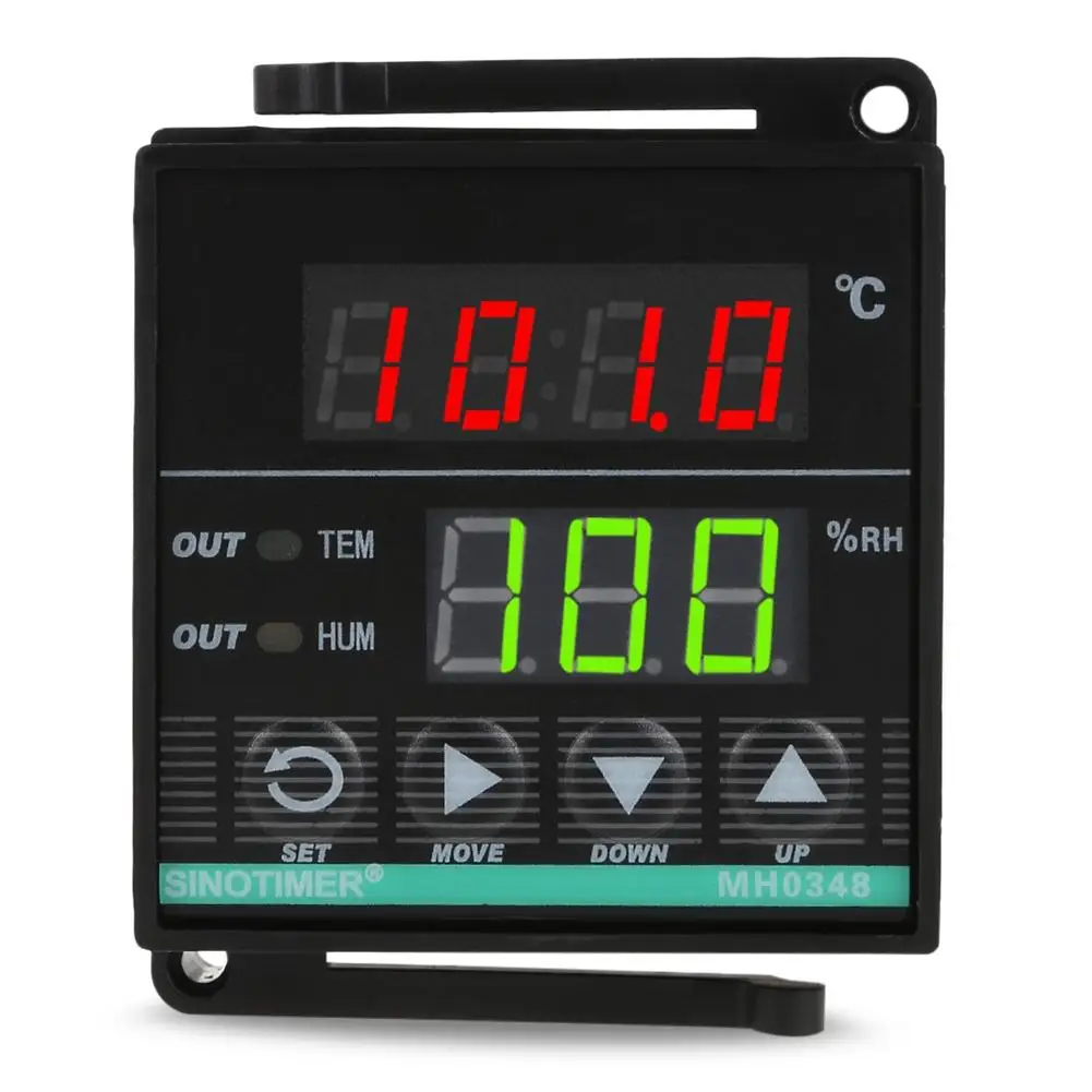 

48*48mm Intelligent Temperature And Humidity Controller Instrument Used For Baking Room Warehouse Hatching Greenhouse Breeding
