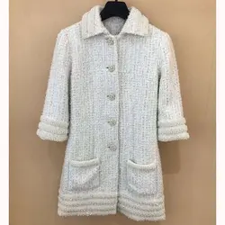Высокое качество шерстяное пальто для женщин модное прямое высокое качество Женское пальто 2018 Новое Женское пальто