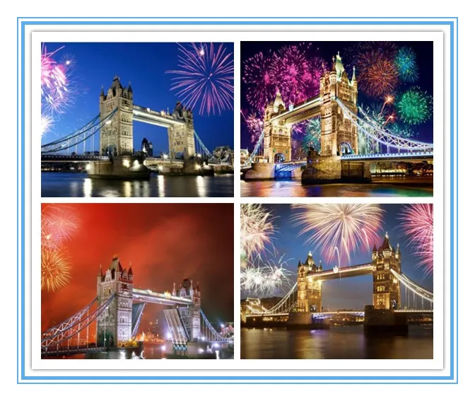 Diamond Embroidery Home Decor Paintings DIY Scenic Painting London Tower Bridge Cross Stitch Full Square Mosaic | Дом и сад