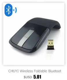 CHUYI Bluetooth мышь 1200 dpi ультра-тонкий оптический складной Arc Touch беспроводной BT мышь компьютерные мыши для microsoft PC ноутбук