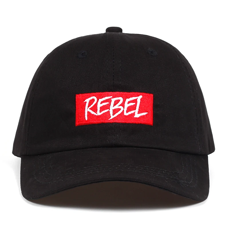 REBEL мода лето snapback hat Бейсболка с вышивкой с надписями REBEL папа шляпа для мужчин и женщин gorra Casquette cap оптовая продажа