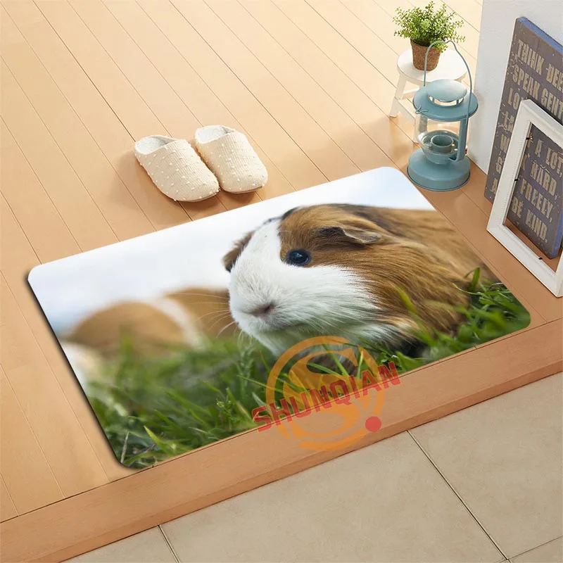 Custom Guinea Pig Doormat Bath Mats Foot Pad Home Decor Bathroom Guinea Pig Doormat Bath Mats Foot Pad